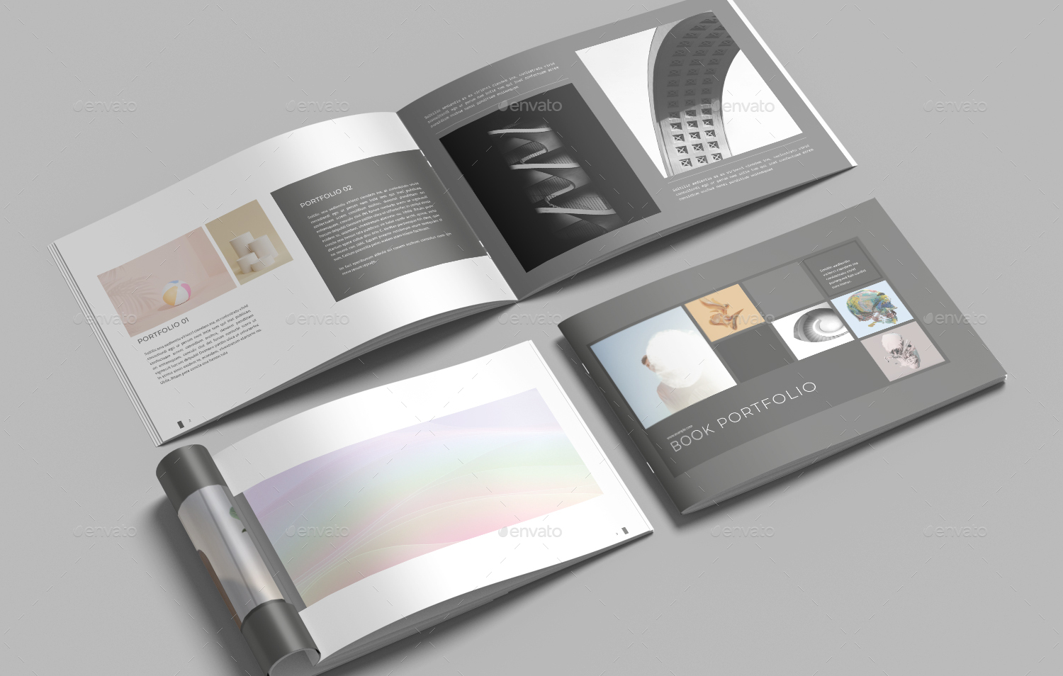 Book Portfolio, Print Templates GraphicRiver